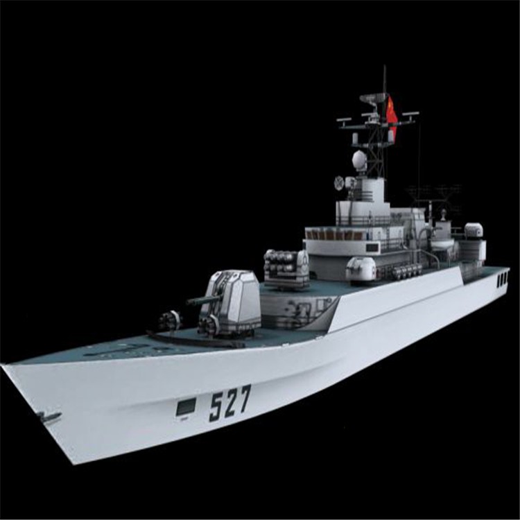 华南热作学院3d护卫舰模型
